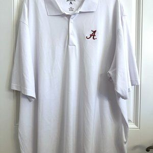 University of Alabama-UA-Football Russell Athletic golf polo shirt men XXL